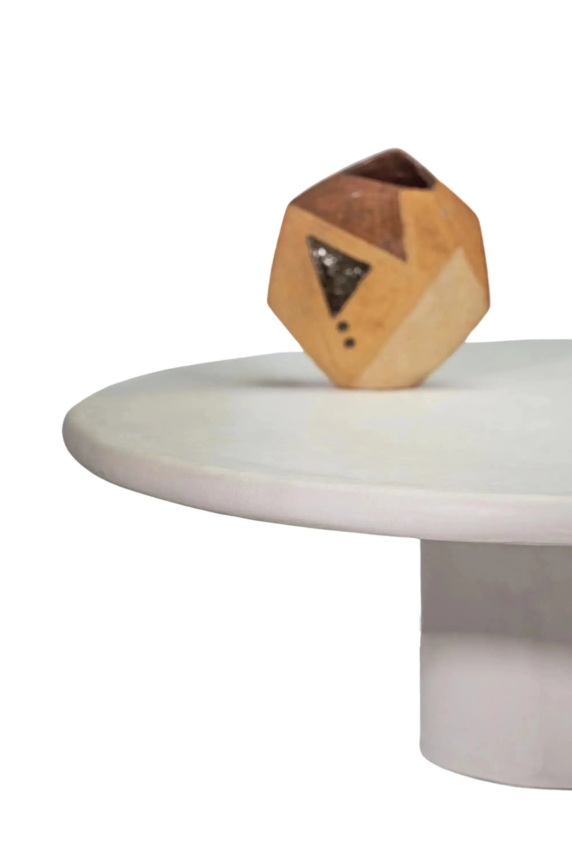 Mia - Table basse ronde en béton ciré (MORTEX®) The Concrete Table Co.