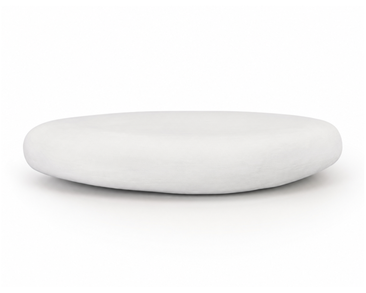 Monaco, table basse en béton ciré MORTEX®, vue studio sur fond blanc