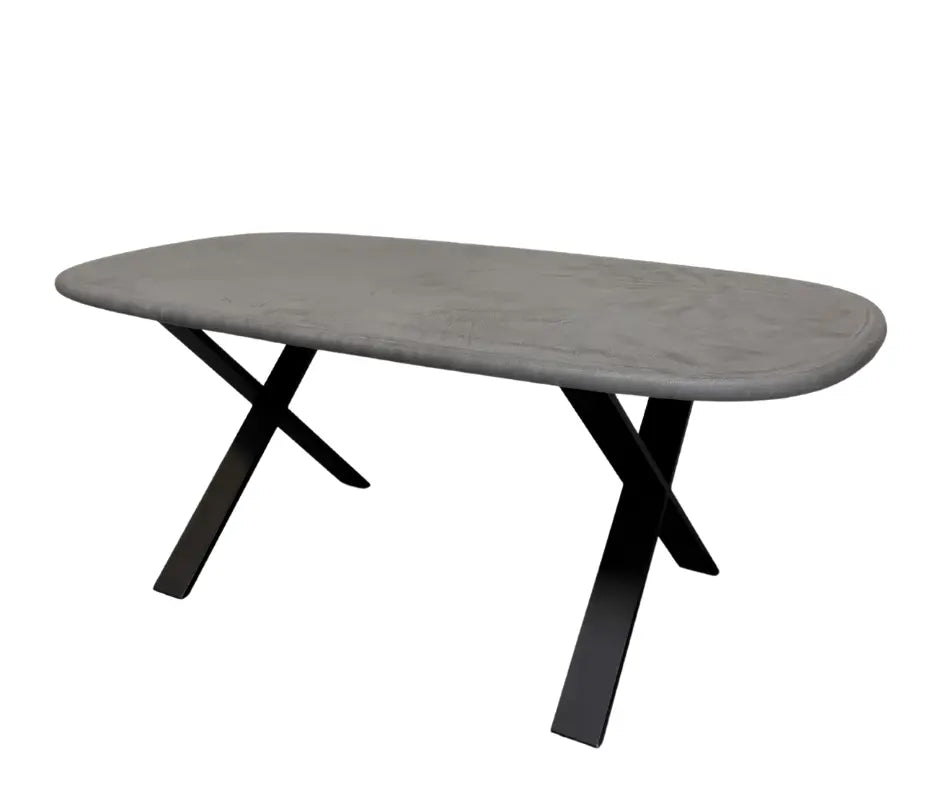 Rectangular rounded Shape- Table salle-à-manger en MORTEX® The Concrete Table Co.