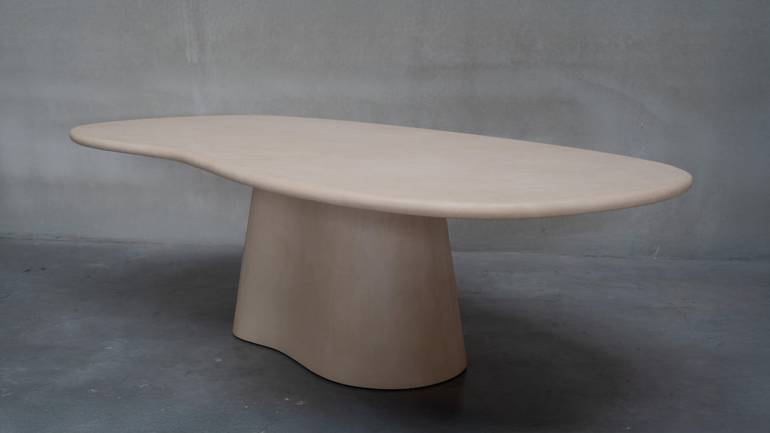 Eline - Table à manger organique en Mortex® The Concrete Table Co.