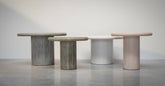 Mia - Table basse ronde en béton ciré (MORTEX®) The Concrete Table Co.