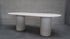 Ovella - Table à manger ovale en béton ciré (MORTEX®) The Concrete Table Co.