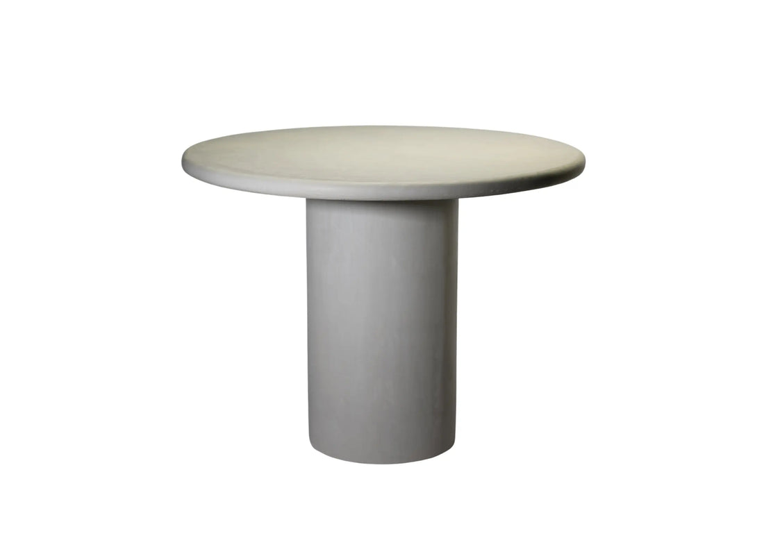 Nia - Table à manger ronde en béton ciré MORTEX® The Concrete Table Co.
