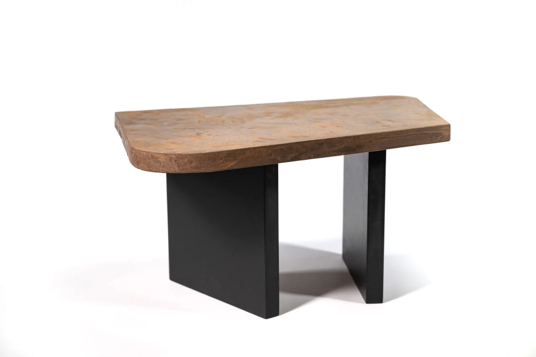 Table basse en béton ciré MORTEX® Rusty - The Concrete Table Co.