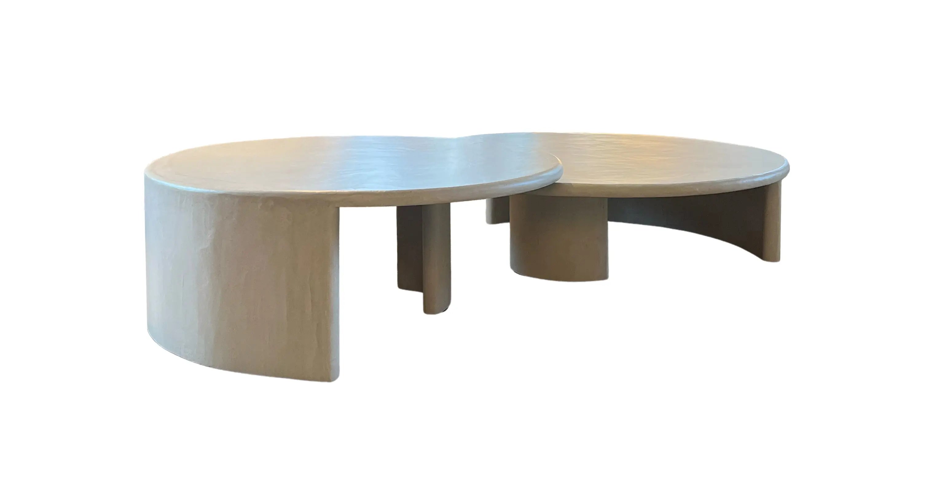 Helena - Tables basses gigognes en béton ciré MORTEX® The Concrete Table Co.