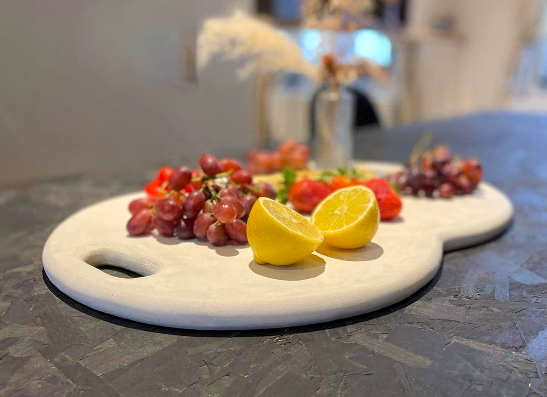 Plateau double rond en MORTEX® The Concrete Table Co.
