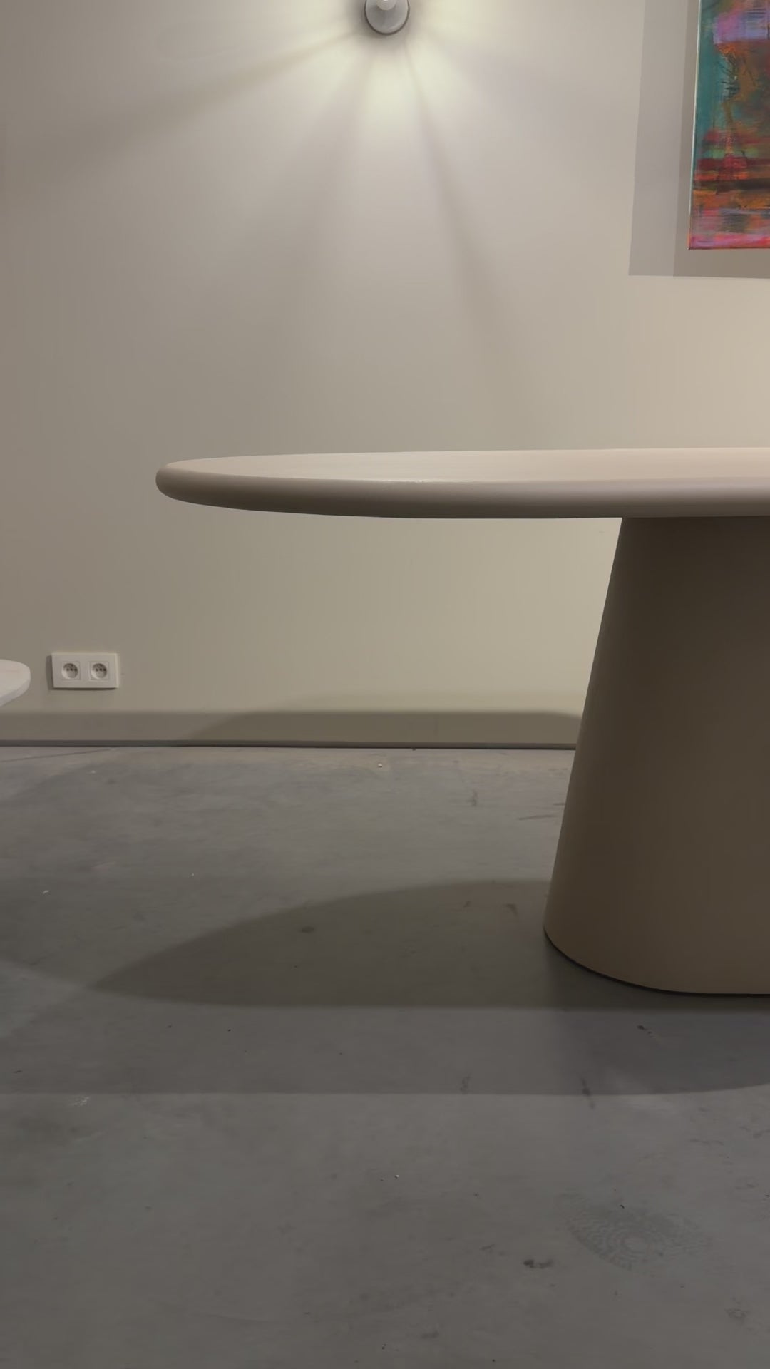 video de la table Lisa en Mortex® vue de face